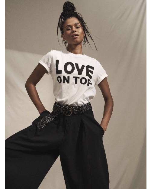 10 Days love petite tee 1001 white