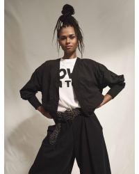10 Days poplin bomber 1012 black