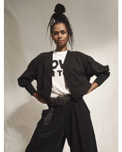 10 Days poplin bomber 1012 black