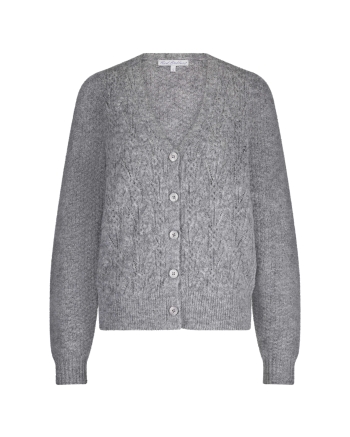 Red Button De Cardigan Ajour 