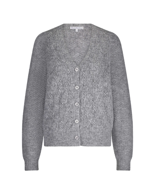 Red Button De Cardigan Ajour 