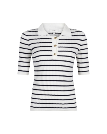 Aaiko JULIA STRIPE VIS 302 114300 LES BLANCS