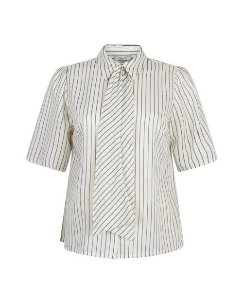 Aaiko VERONNE STRIPE TIE PES 351 114300 LES BLANCS