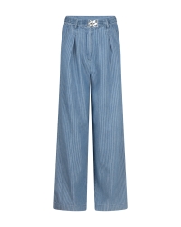 Aaiko LOTTY STRIPE CO 568 8 BLUE DENIM