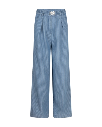 Aaiko LOTTY STRIPE CO 568 8 BLUE DENIM