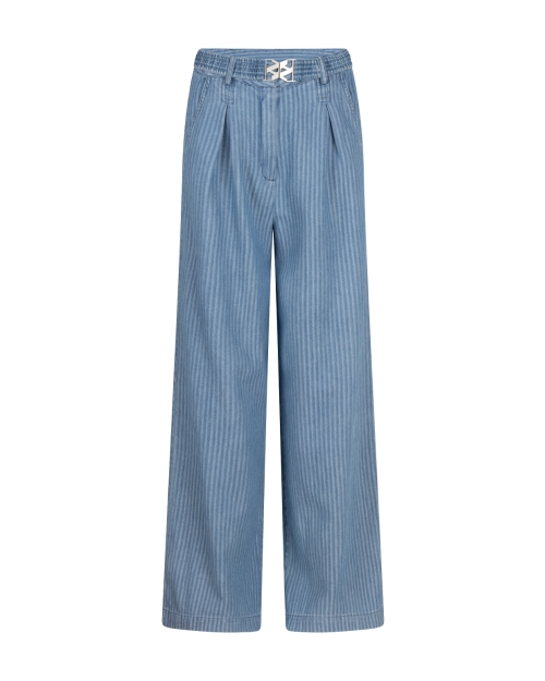 Aaiko LOTTY STRIPE CO 568 8 BLUE DENIM