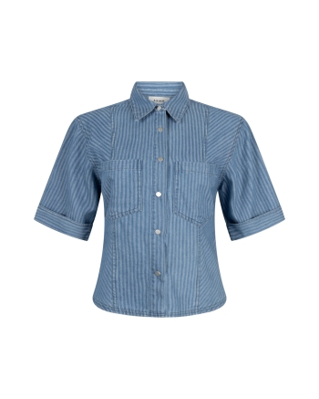 Aaiko SERENE STRIPE CO 568 8 BLUE DENIM