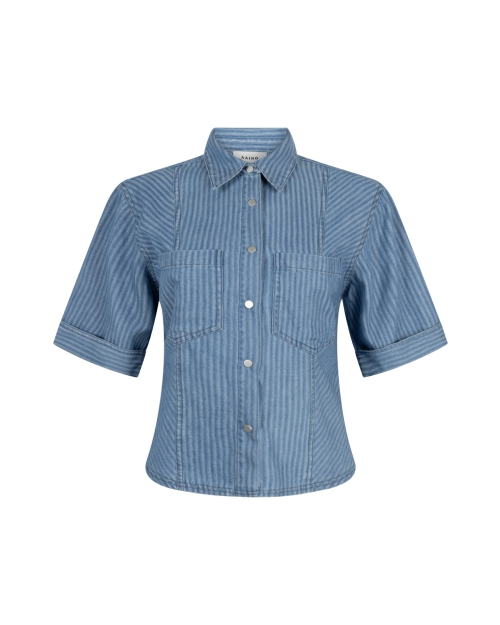 Aaiko SERENE STRIPE CO 568 8 BLUE DENIM