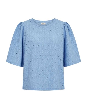 Freequent Blouse Hole pattern Vista blue