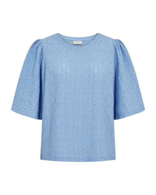 Freequent Blouse Hole pattern Vista blue