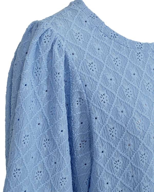 Freequent Blouse Hole pattern Vista blue
