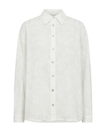 Freequent All over embroidery Star Off-white