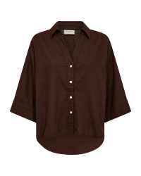 Freequent Box pleat Coffee Bean