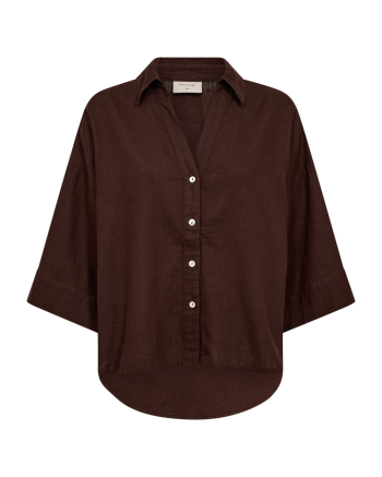 Freequent Box pleat Coffee Bean