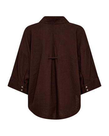 Freequent Box pleat Coffee Bean