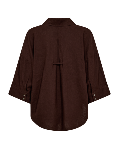 Freequent Box pleat Coffee Bean