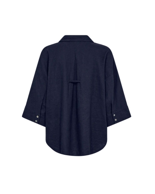 Freequent Box pleat Navy Blazer