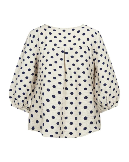 Freequent Printed Moonbeam w. Navy Blazer