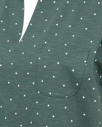 Freequent Slit detail, print Dark Forest w. Star Off-White