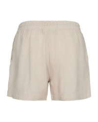 Freequent Shorts with covered elastic and string at waist Moonbeam Melange