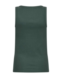 Freequent knitted tank top Dark forest