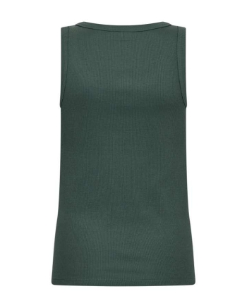 Freequent knitted tank top Dark forest