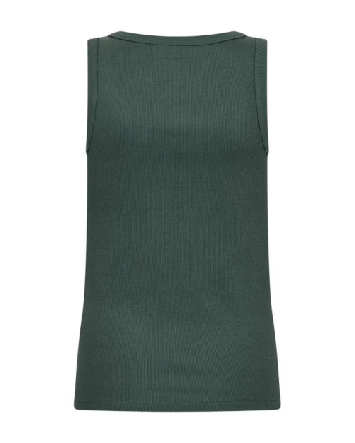 Freequent knitted tank top Dark forest