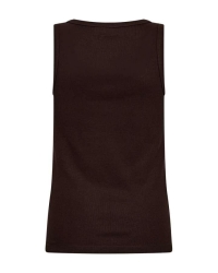 Freequent knitted tank top Coffee Bean