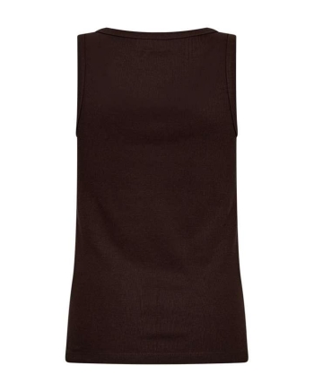 Freequent knitted tank top Coffee Bean