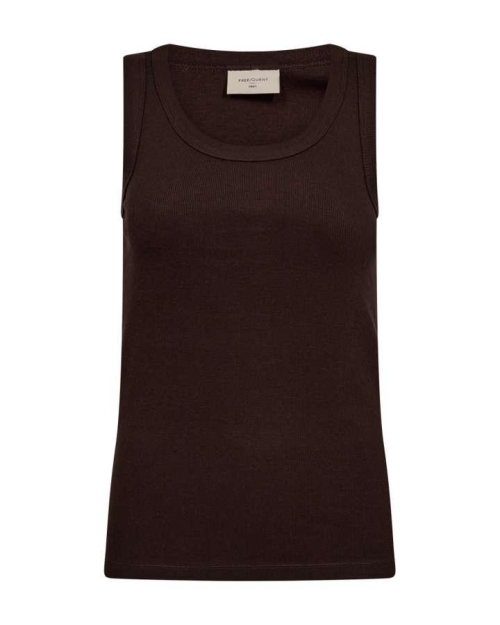 Freequent knitted tank top Coffee Bean