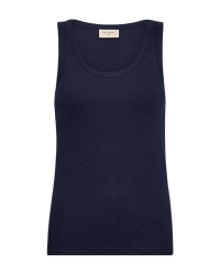 Freequent knitted tank top Navy Blazer