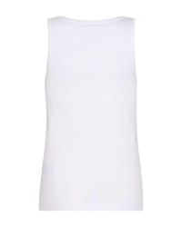 Freequent knitted tank top Brilliant white