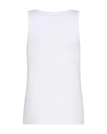 Freequent knitted tank top Brilliant white