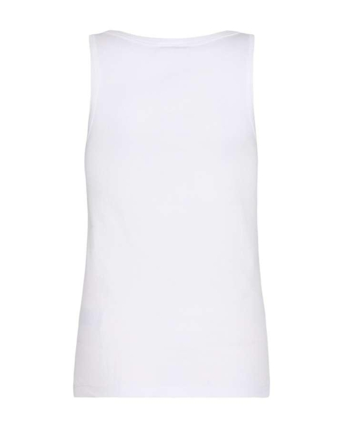 Freequent knitted tank top Brilliant white