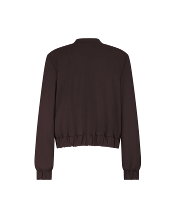 Studio Anneloes Benja bomber jacket 8700 espresso