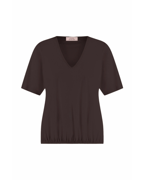 Studio Anneloes Vicky shirt 8700 espresso
