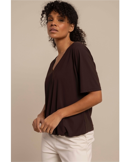 Studio Anneloes Vicky shirt 8700 espresso