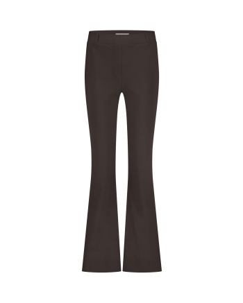 Studio Anneloes Flair bonded trousers 8700 espresso