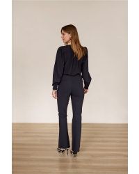 Studio Anneloes Flair bonded trousers 9000 black