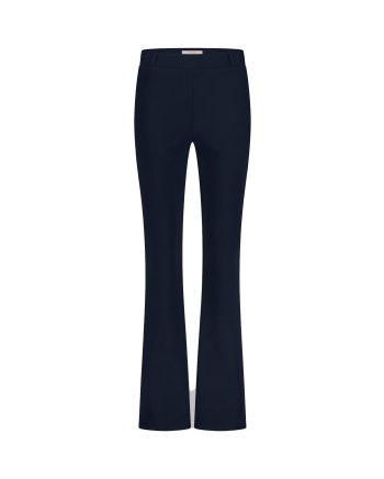 Studio Anneloes Flair bonded trousers 6900 Dark Blue