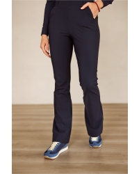Studio Anneloes Flair bonded trousers 6900 Dark Blue