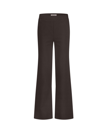 Studio Anneloes Lexie bonded trousers 8700 espresso