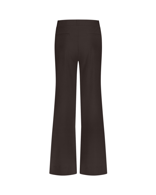 Studio Anneloes Lexie bonded trousers 8700 espresso