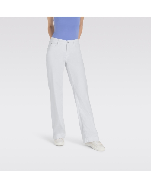 Mac dames DREAM WIDE white denim-