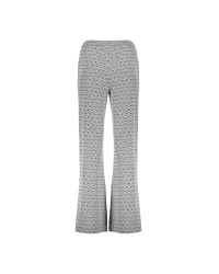 Geisha Pants jacquard 10 off-white/navy