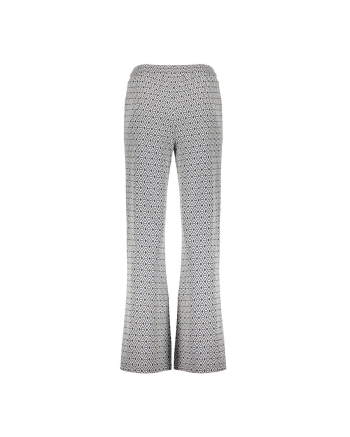 Geisha Pants jacquard 10 off-white/navy