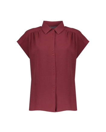 Geisha Blouse crinckle 481 cherry