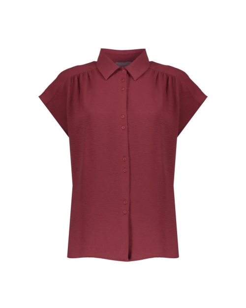 Geisha Blouse crinckle 481 cherry