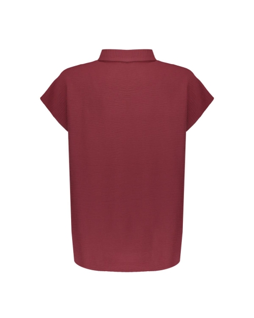 Geisha Blouse crinckle 481 cherry