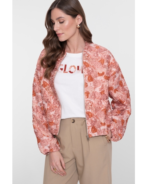 Geisha T-shirt glow 10 off-white/light pink